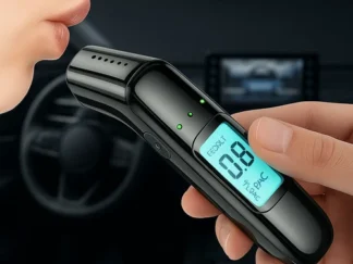 Alcol Test Etilometro Portatile LED Senza Contatto A Soffio Digitale 2025