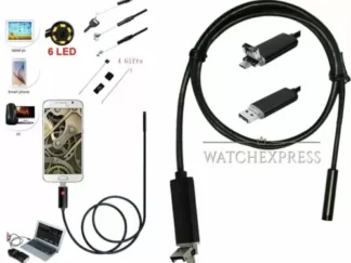Camera Endoscopica 5M USB, 6 LED, TELECAMERA per Android, Windows, Iphone, IP67