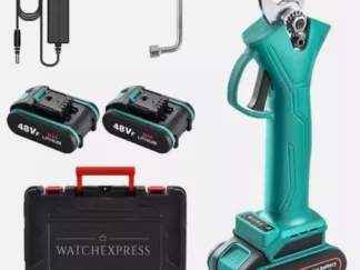 FORBICE A BATTERIA DA POTATURA +VALIGIA CESOIA 48V 3.0AH TAGLIO 30MM 2 BATTERIE