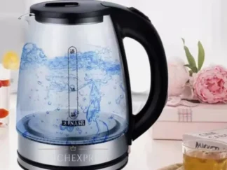 BOLLITORE in vetro 1,8L Sterilizza Acqua 1500 W - Ideale per Infusi, Tè e Caffè