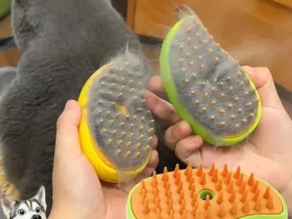 Spazzola Ricaricabile a Vapore Spray Per Cani Gatti 3 In 1 rimozione Pelo Morto