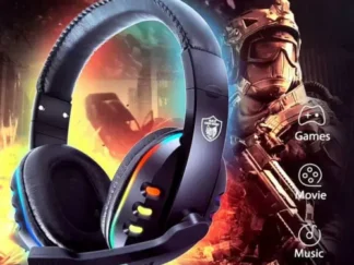 CUFFIE GAMING CON CONTROLLO VOLUME E AURICOLARE MICROFONO PER PS4 XBOX ONE PC