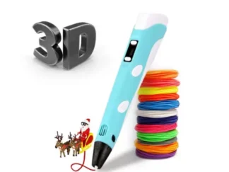 PENNA 3D PER DISEGNI TRIDIMENSIONALI STAMPA STEREOSCOPICA CON SET FILAMENTI